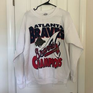 1995 World Series Atlanta Braves Champions Sweatshirt Shirt XL Vintage MLB